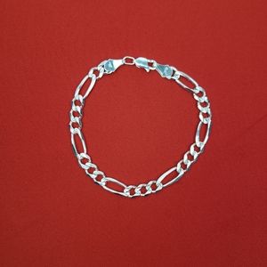 925 solid  sterling‎ silver bracelet for  men 22cmm